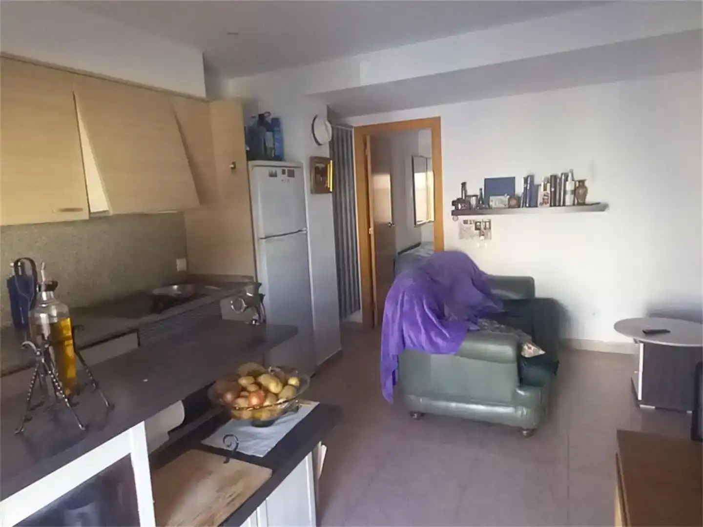 Cuina de Pis en venda en Santa Bàrbara amb Traster, Moblat i Balcó