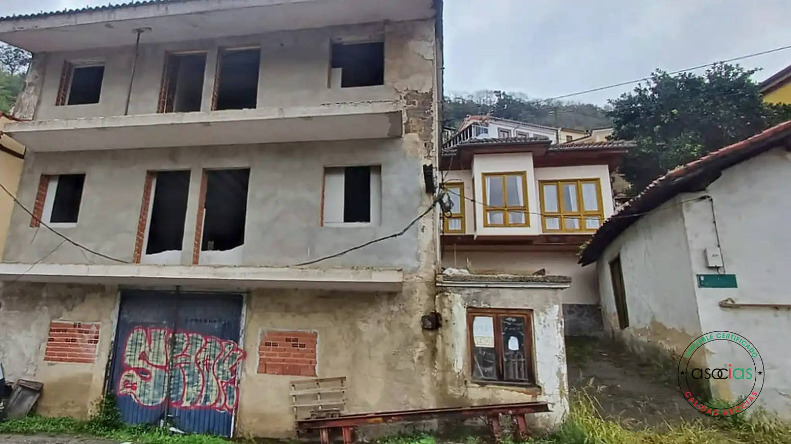 Vista exterior de Casa o chalet en venta en Aller, Asturias