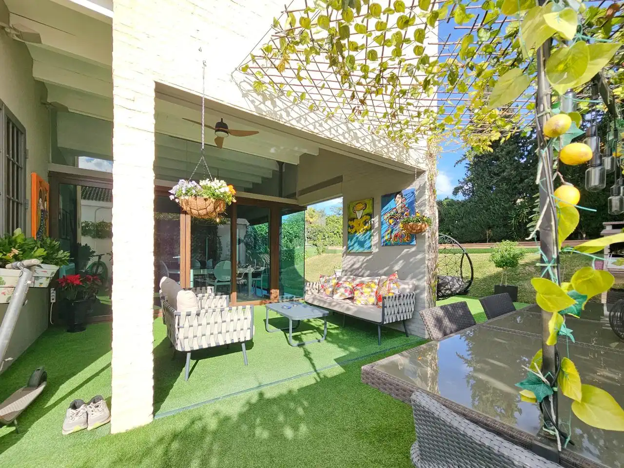 Terraza de Casa o chalet en venta en Montequinto con Aire acondicionado, Jardín privado y Terraza