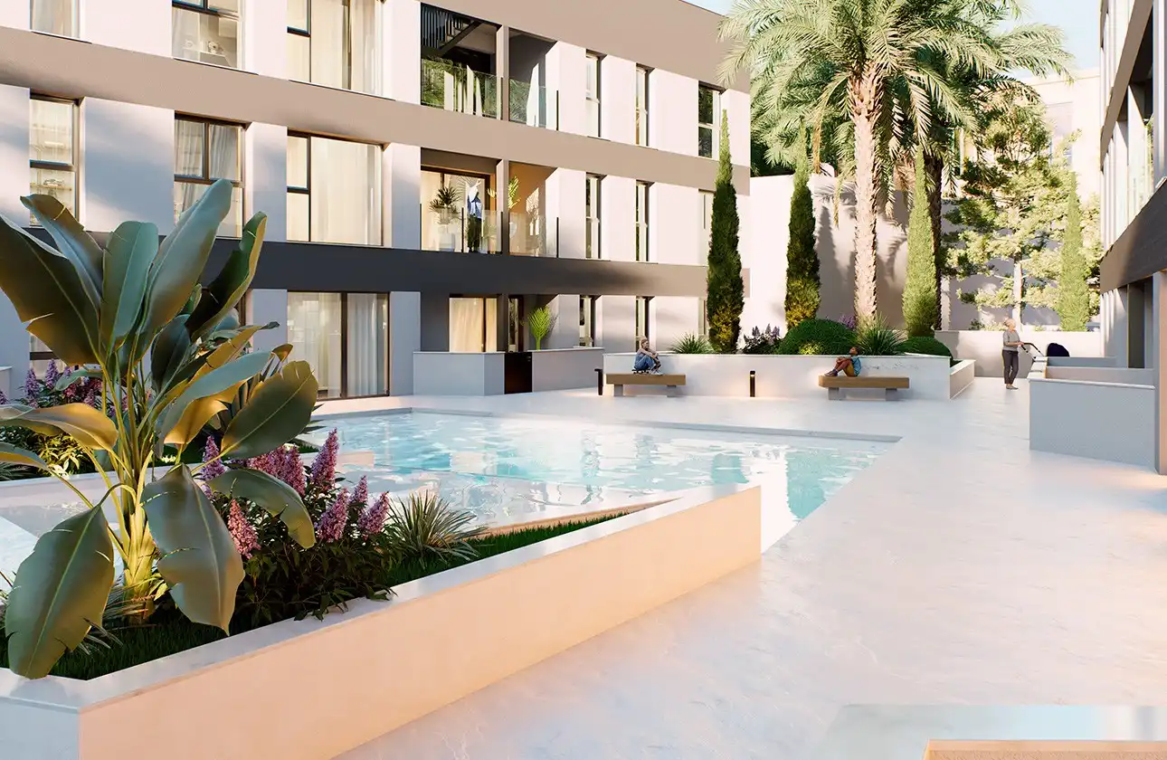 Piscina de Ático en venta en San Pedro del Pinatar con Aire acondicionado, Calefacción y Terraza
