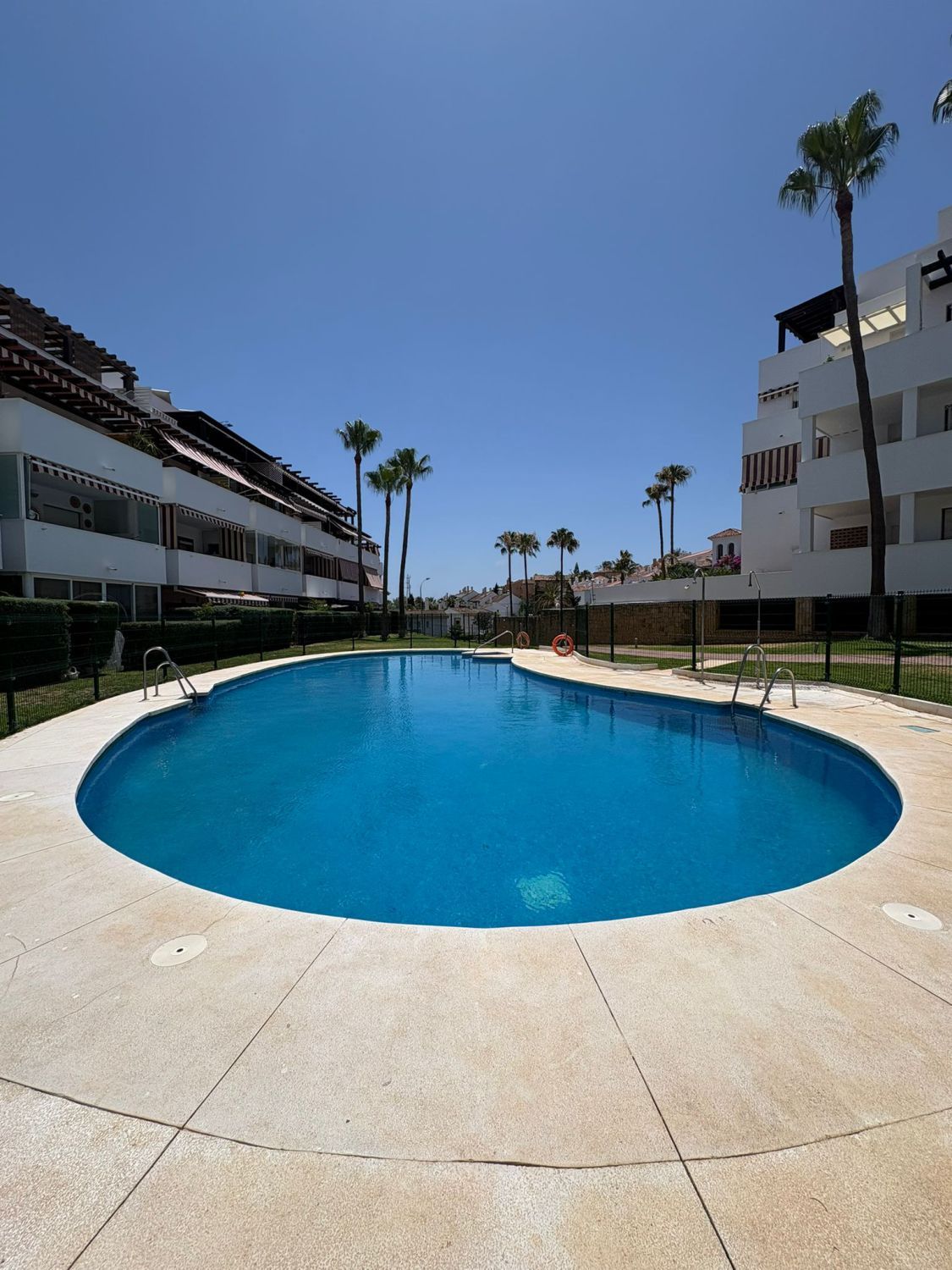 Swimming pool of Flat for sale in Mijas  with Heating, Terrace and Storage room