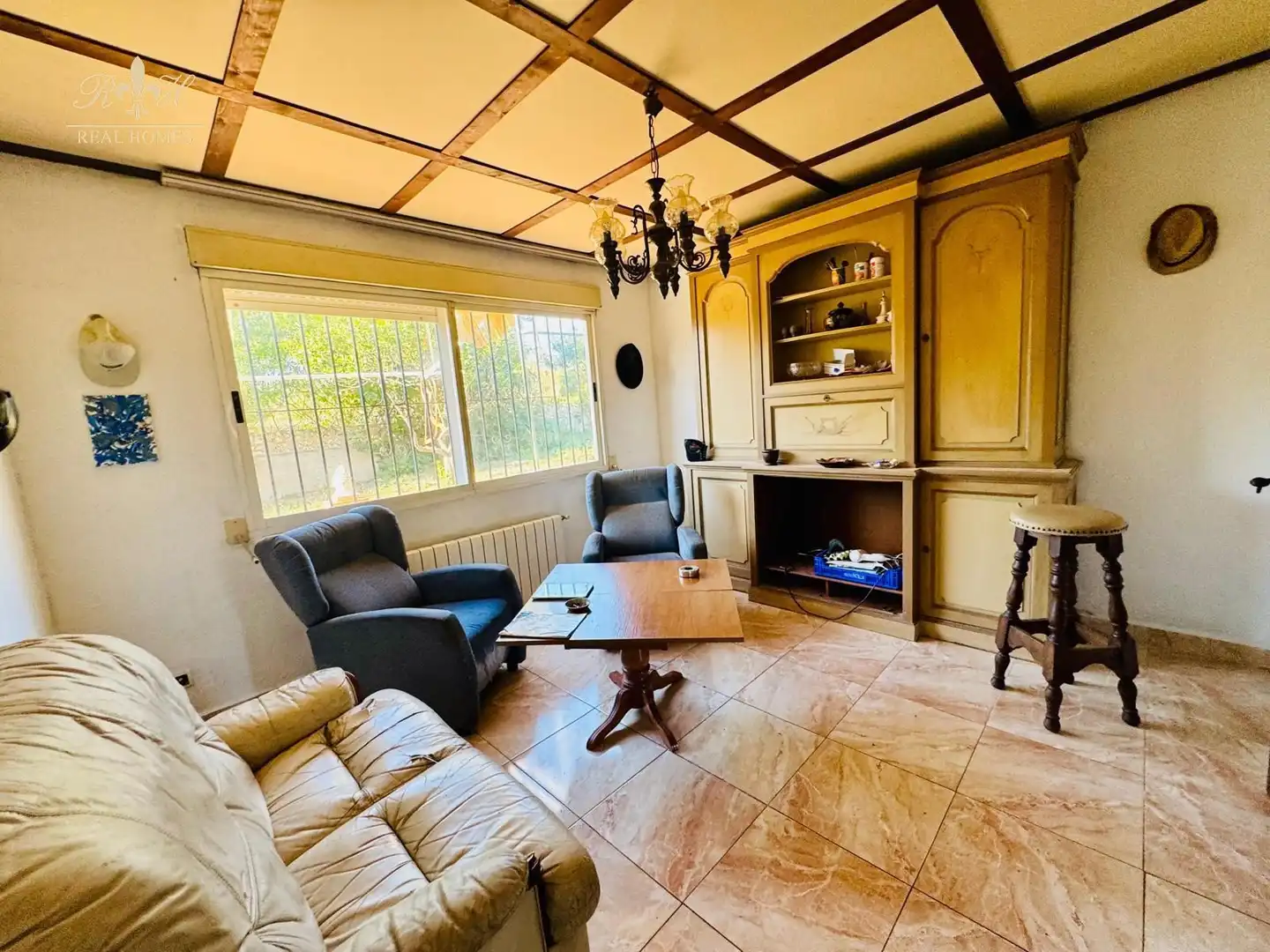 Sala d'estar de Casa o xalet en venda en L'Alfàs del Pi amb Terrassa i Piscina