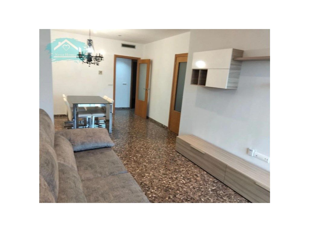 Living room of Flat to rent in Almazora / Almassora  with Air Conditioner, Terrace and Furnished