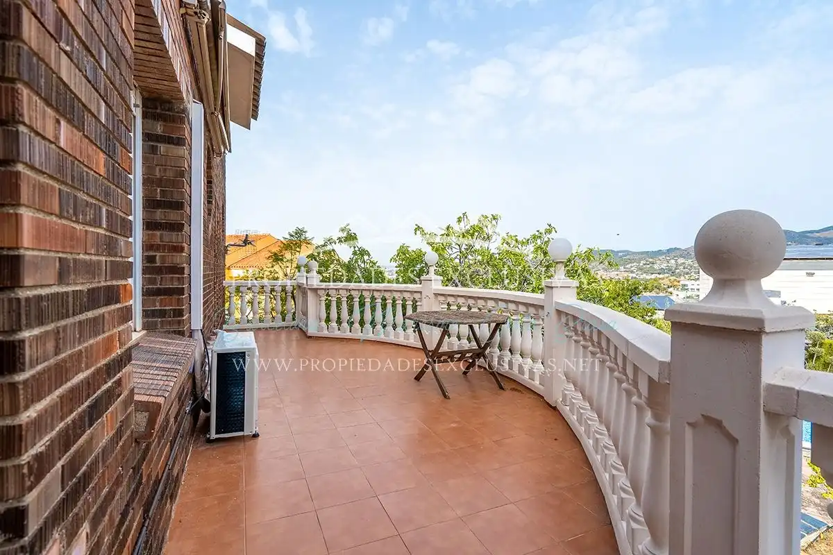 Terraza de Casa o chalet en venta en Teià con Aire acondicionado, Calefacción y Jardín privado