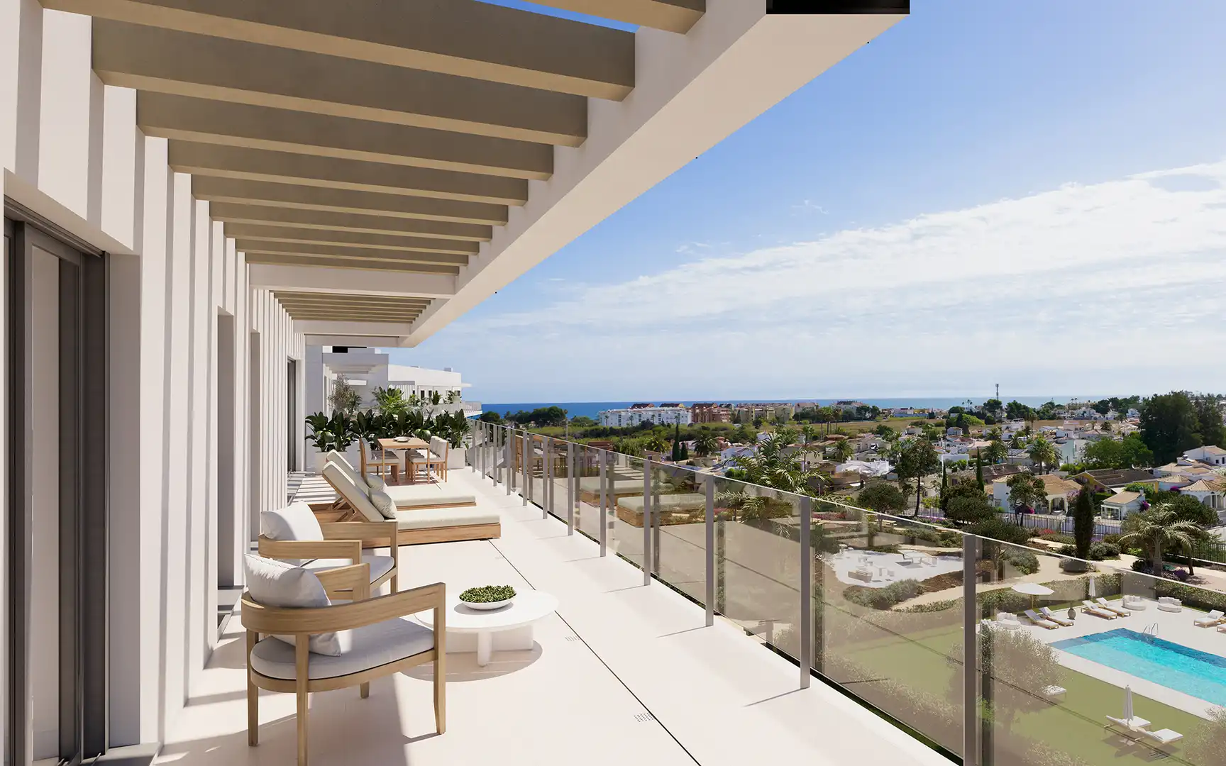 Neubau-Penthouse mit Pool zum Verkauf in Paseo de la Mar 6, imagen 8