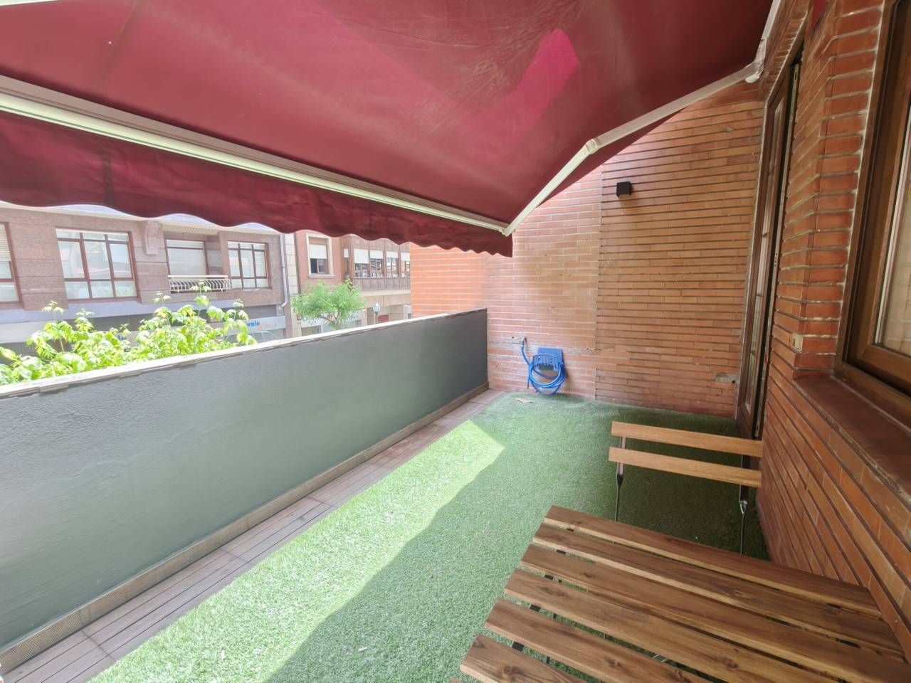 Terrace of Flat to rent in Bilbao   with Heating, Terrace and Furnished