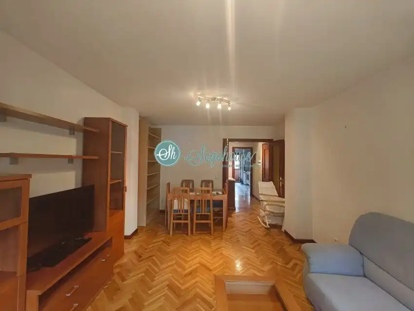 Living room of Flat for rent in Segovia  with Heating, Parquet flooring and Terrace