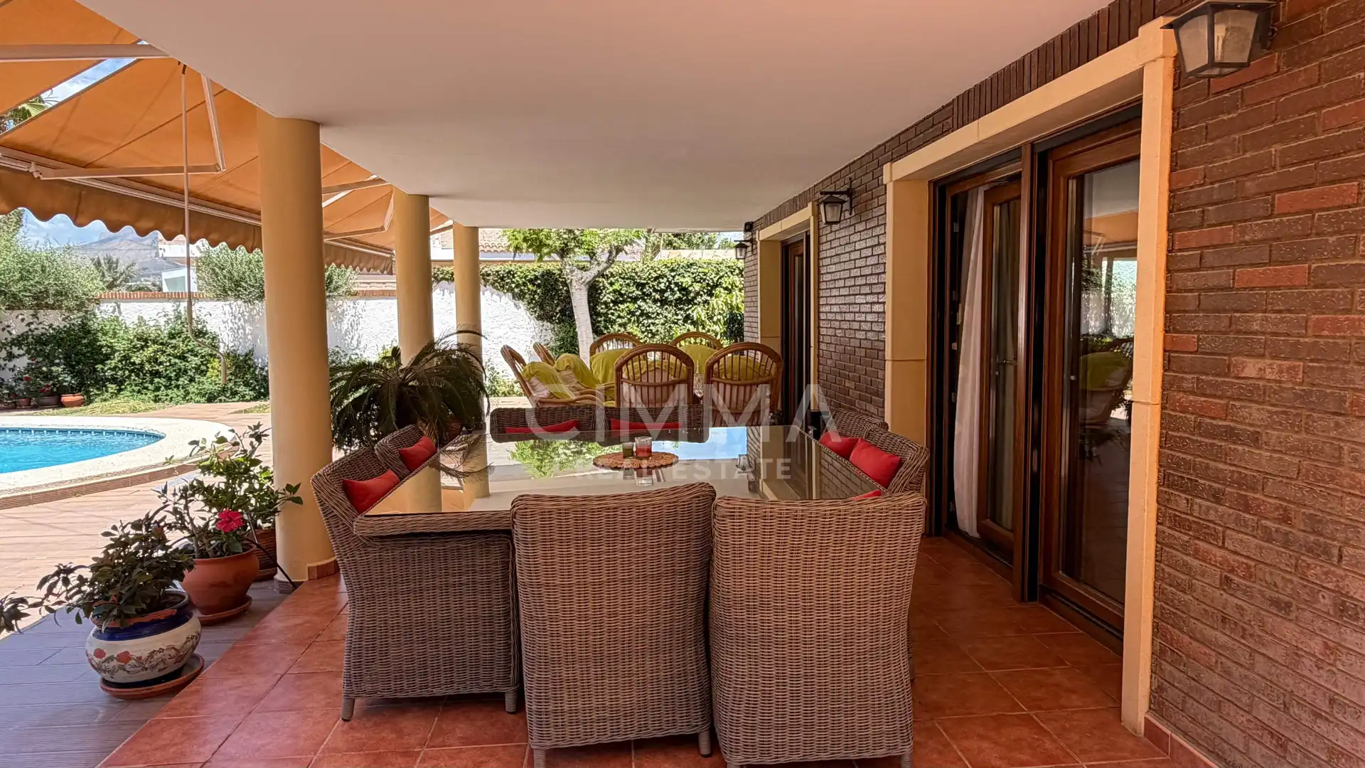 Terraza de Casa o chalet en venta en Benidorm con Aire acondicionado, Calefacción y Jardín privado