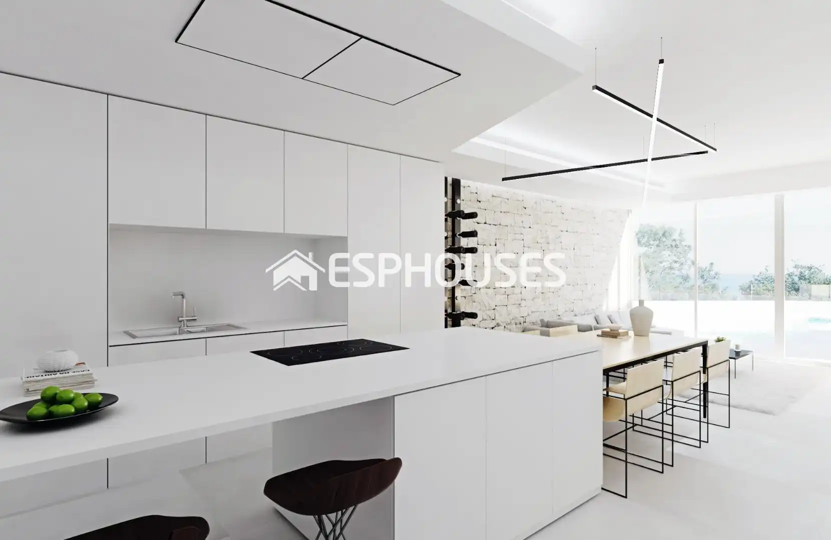 Kitchen of Flat for sale in Calpe / Calp  with Air Conditioner, Terrace and Swimming Pool