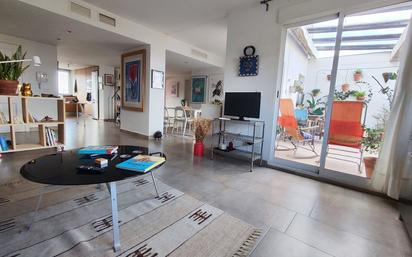 Living room of Attic for sale in  Murcia Capital  with Air Conditioner, Terrace and Balcony