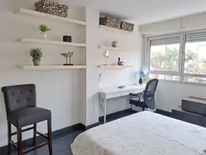 Habitación de Apartamento de alquiler en Las Palmas de Gran Canaria con Aire acondicionado, Parquet y Amueblado