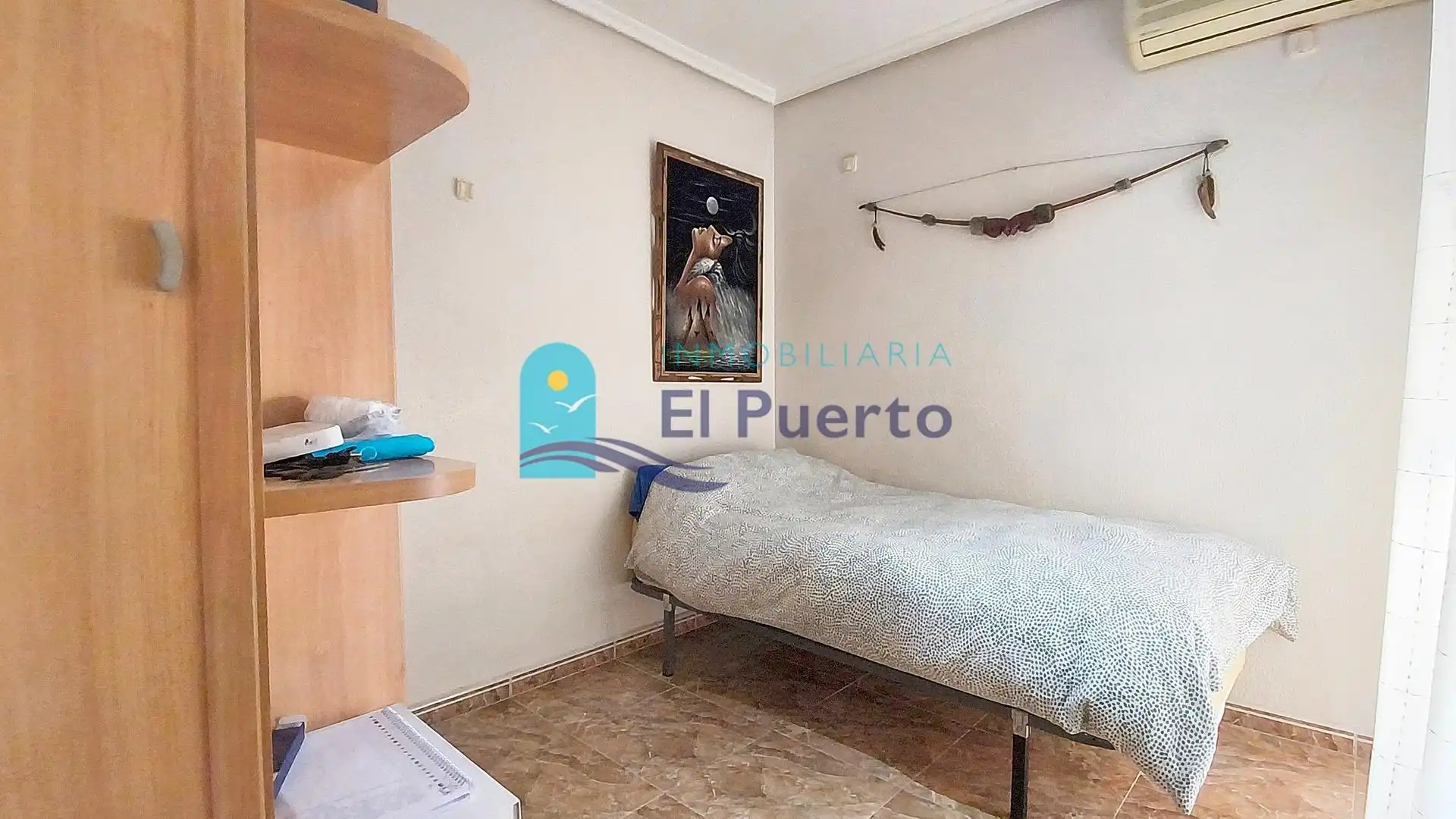 Schlafzimmer von Dachboden zum Verkauf in Águilas mit Klimaanlage, Heizung und Abstellraum