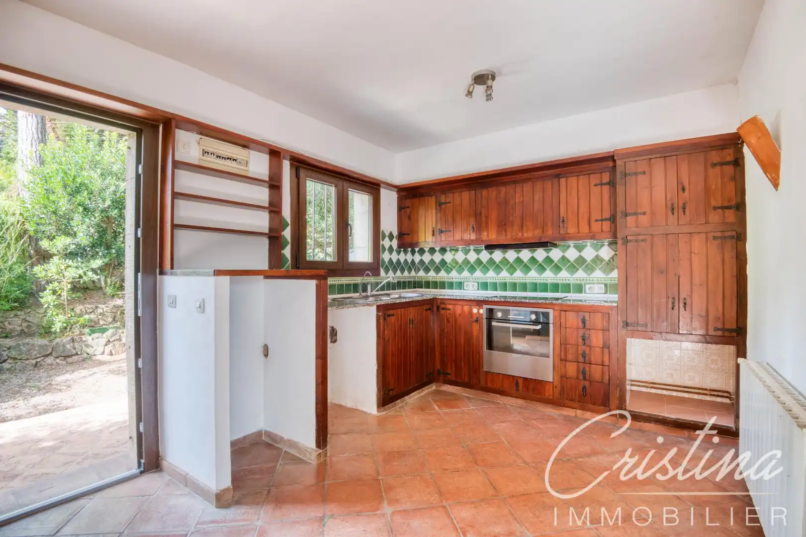 Cocina de Casa adosada en venta en Santa Cristina d'Aro con Calefacción, Jardín privado y Terraza