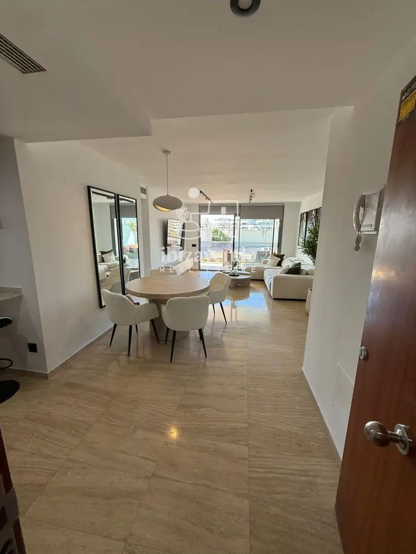 Dining room of Flat for rent in Eivissa  with Air Conditioner, Heating and Terrace