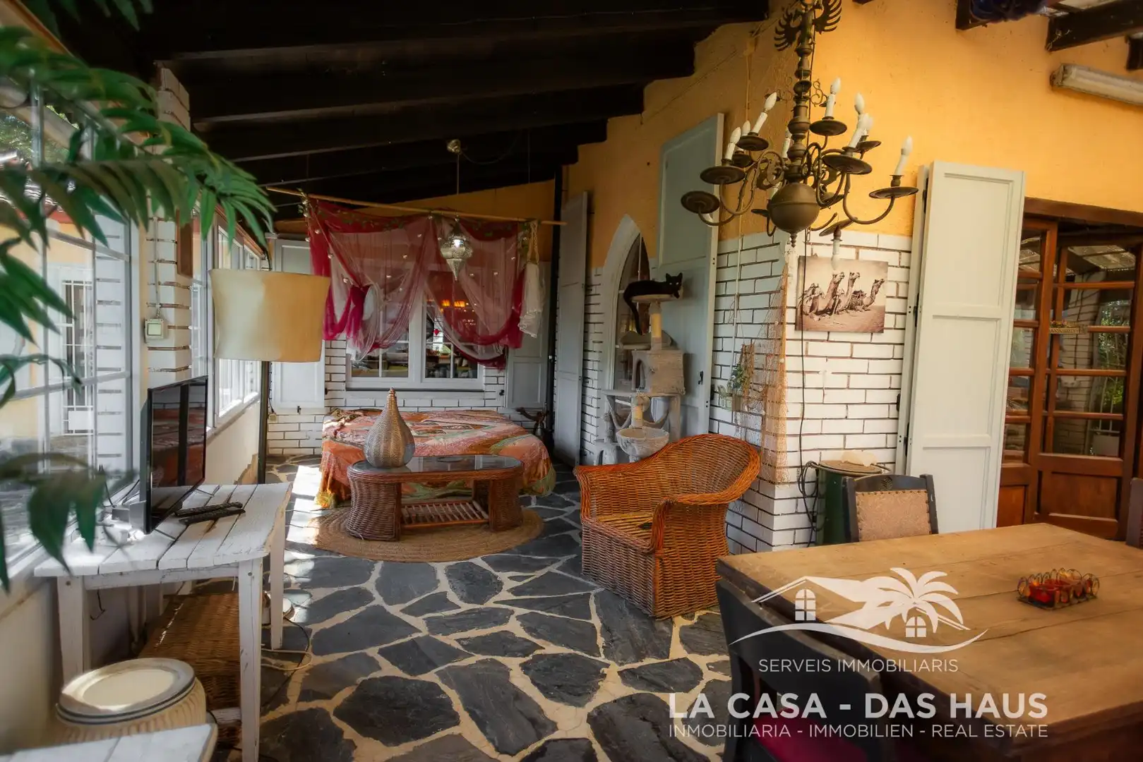 Terraza de Finca rústica en venta en Maçanet de la Selva