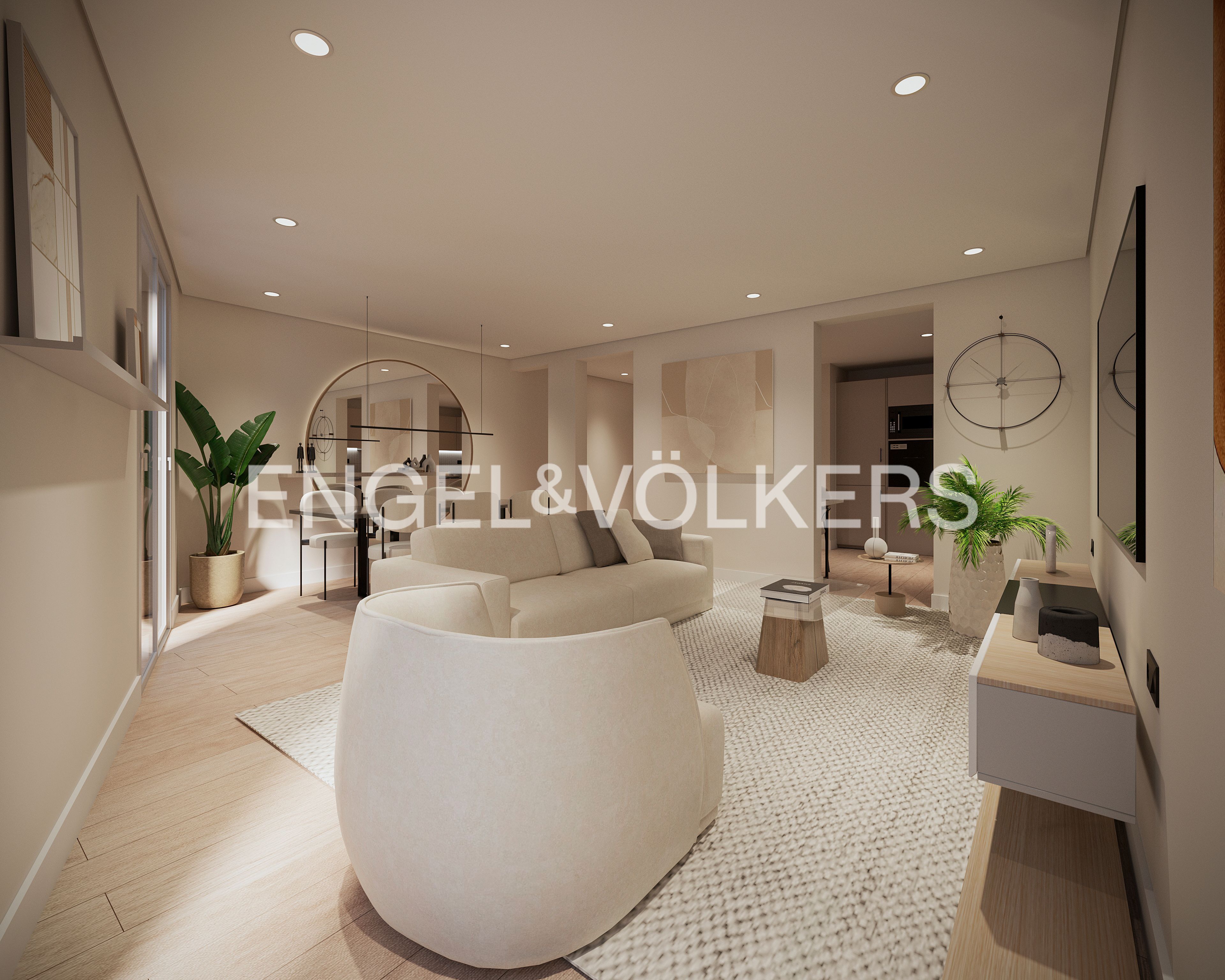 Sala d'estar de Apartament en venda en  Madrid Capital amb Calefacció