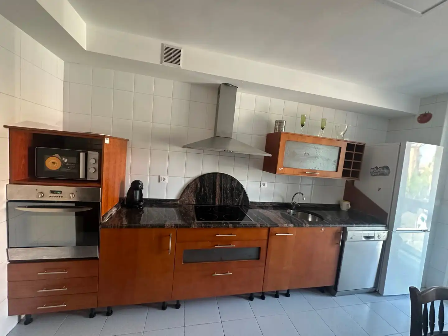 Kitchen of Flat for rent in Aranguren  with Heating, Furnished and Oven