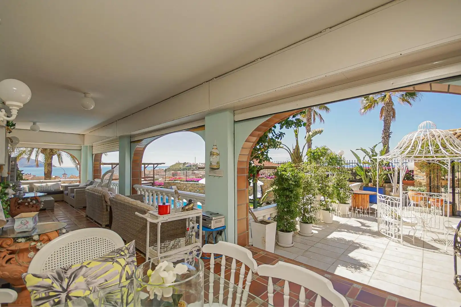 Terraza de Casa o chalet en venta en Mazarrón con Calefacción, Jardín privado y Terraza