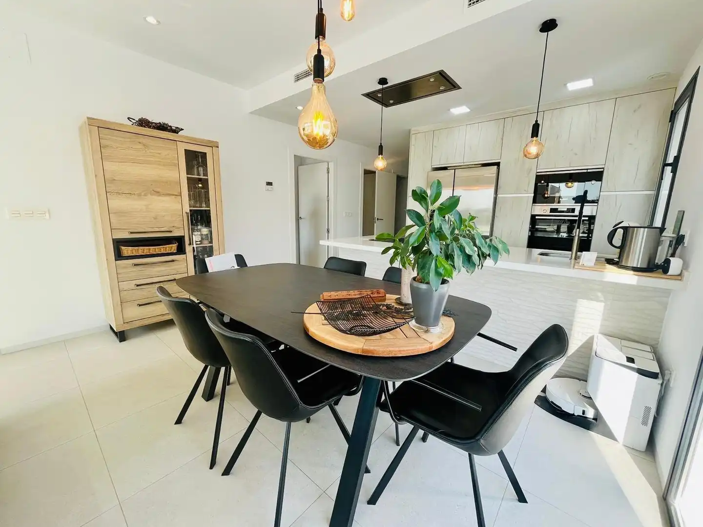 Dining room of Houses for sale in Águilas  with Air Conditioner, Heating and Private garden