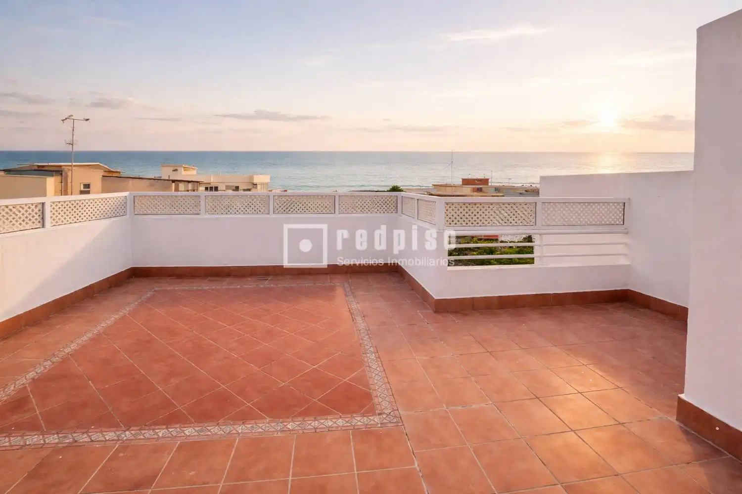 Terrasse von Dachboden zum Verkauf in Torremolinos mit Klimaanlage, Heizung und Privatgarten