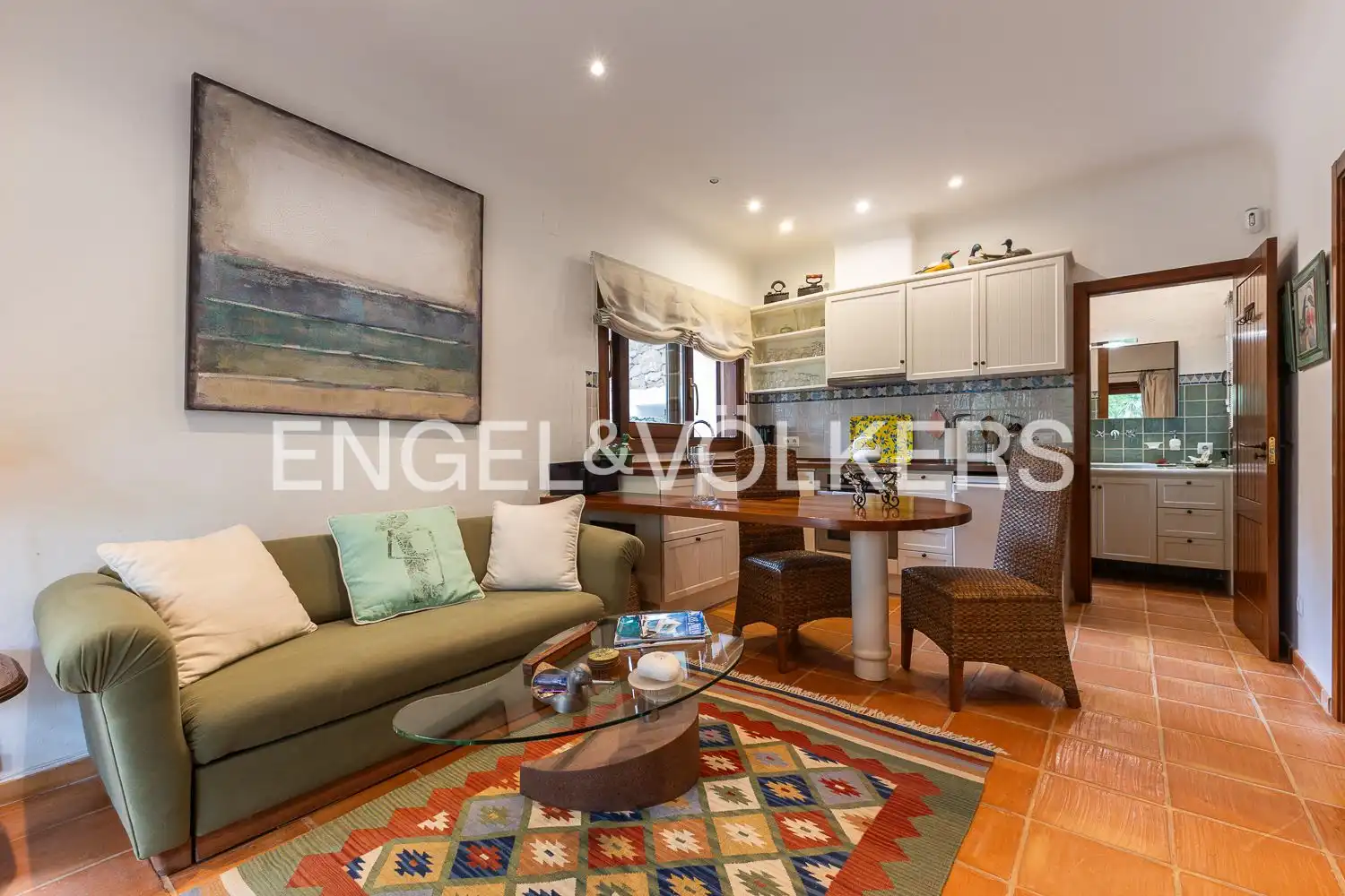 Sala de estar de Casa o chalet en venta en Jávea / Xàbia con Calefacción, Jardín privado y Terraza
