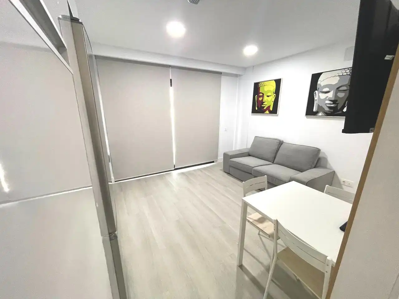 Sala de estar de Estudio de alquiler en Mogán con Aire acondicionado, Trastero y Amueblado
