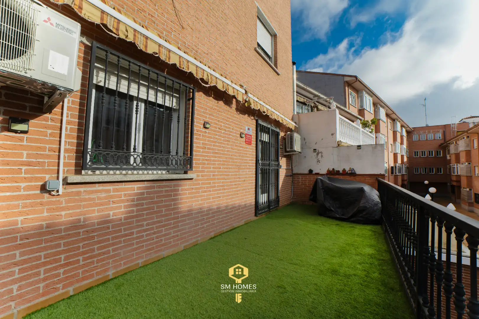 Jardín de Piso de alquiler en Mejorada del Campo con Aire acondicionado, Calefacción y Terraza