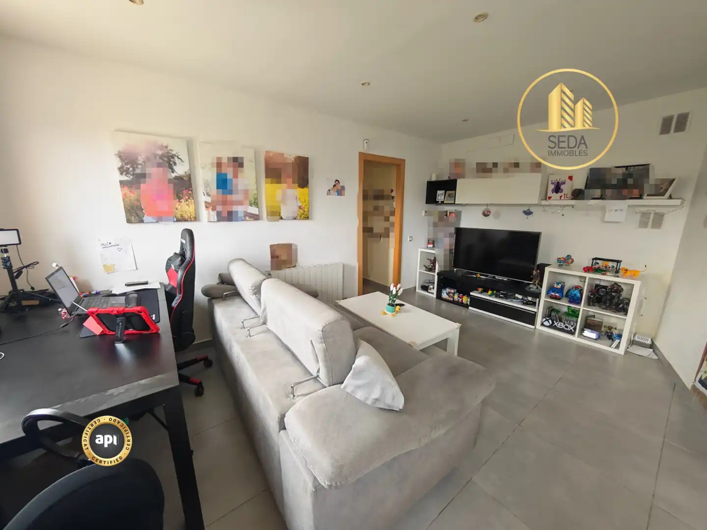 Sala de estar de Casa o chalet en venta en Llinars del Vallès con Calefacción y Terraza