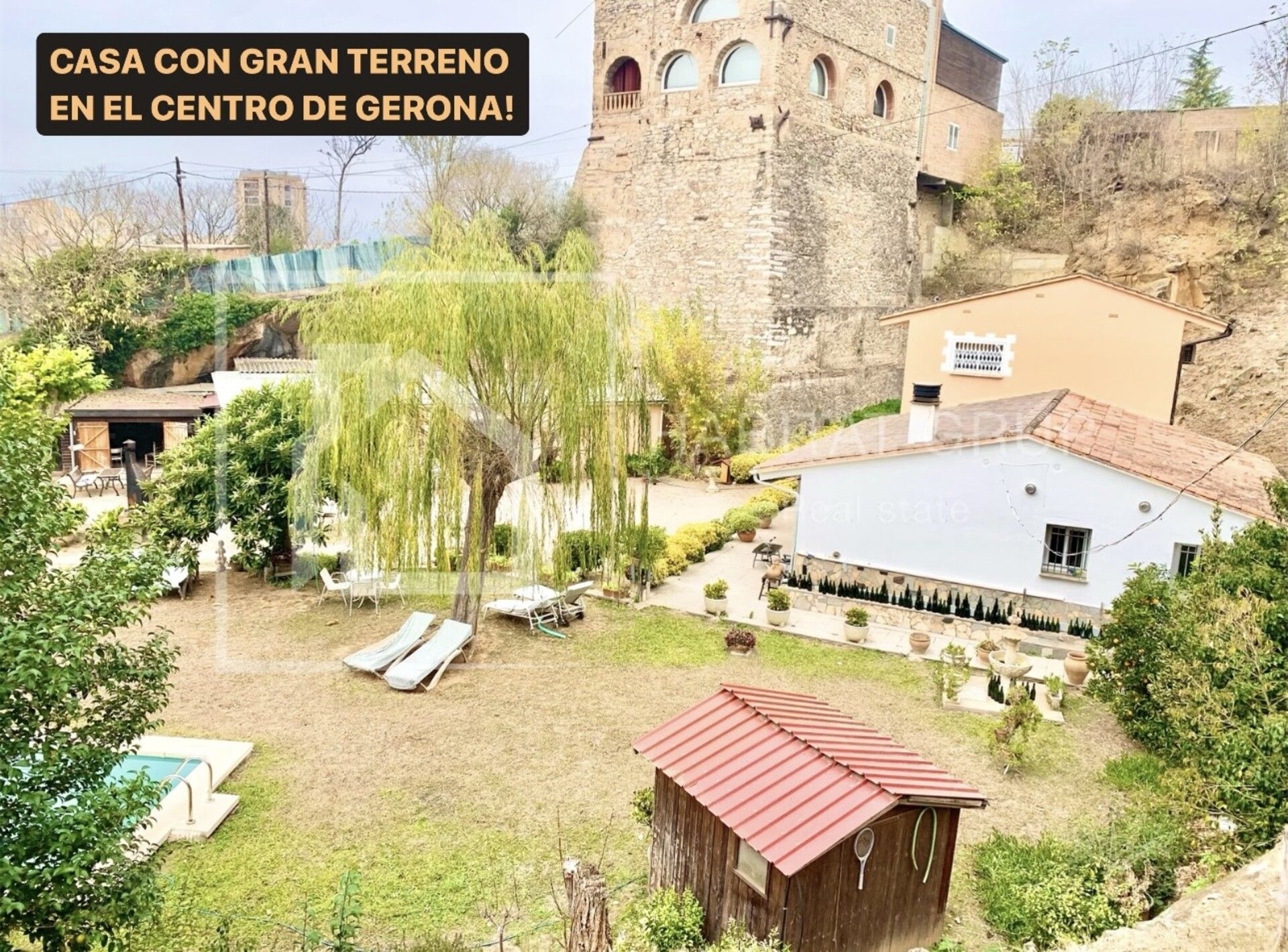Garden of House or chalet for sale in Girona Capital