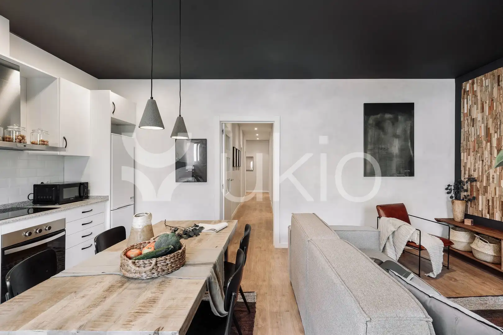 Living room of Apartments for rent in Barcelona  with Air Conditioner, Heating and Furnished