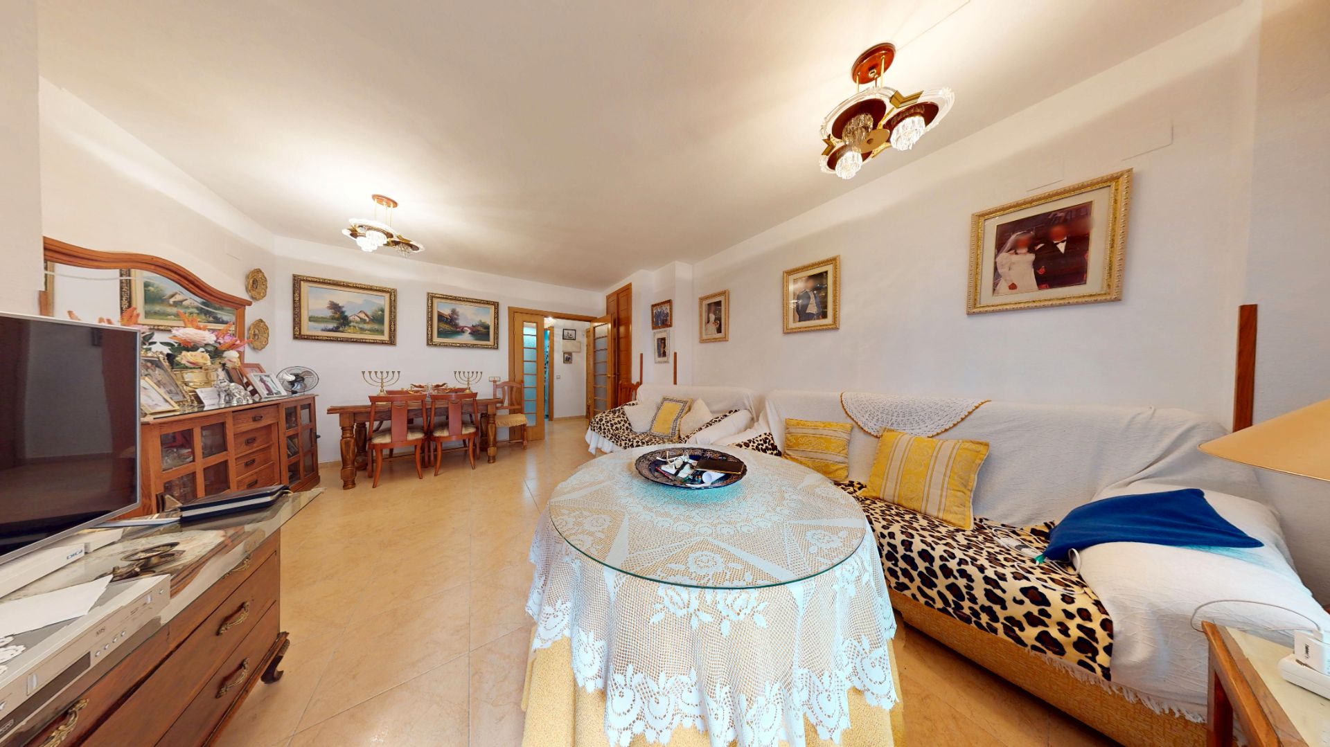 Dining room of Flat for sale in Sant Joan d'Alacant  with Air Conditioner, Terrace and Furnished