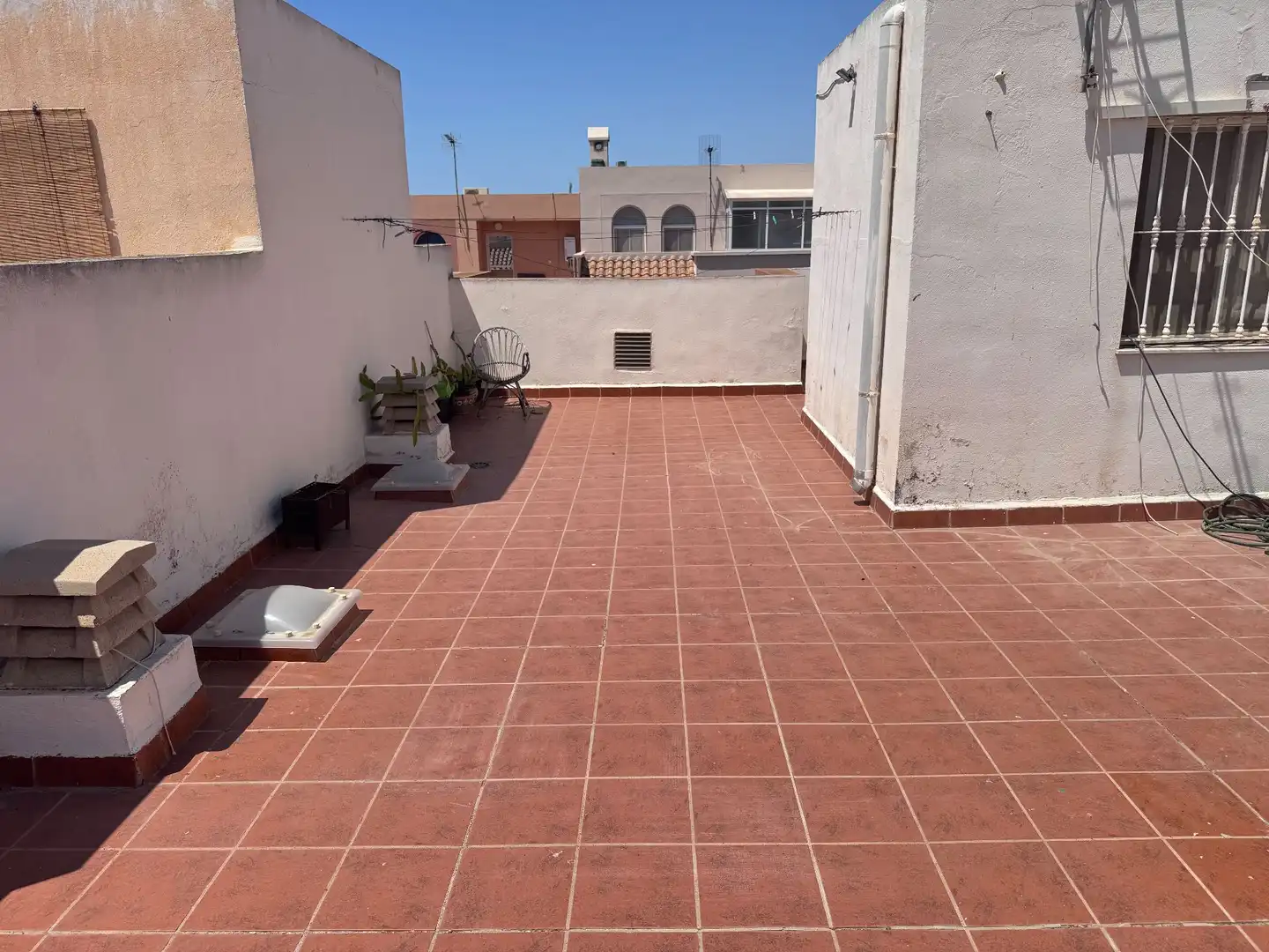 Terrace of Detached homes for sale in Roquetas de Mar  with Air Conditioner, Terrace and Storage room