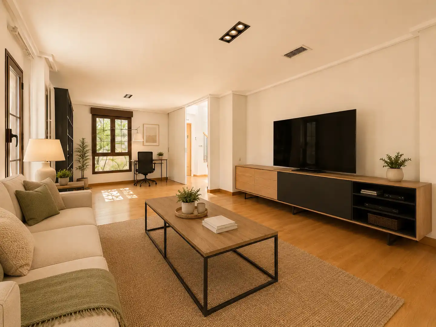 Living room of Detached homes for sale in Mutxamel  with Air Conditioner, Heating and Private garden