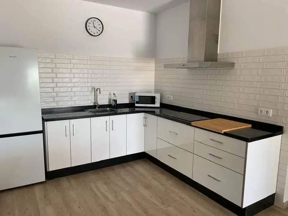 Kitchen of Flat for sale in Lora del Río  with Air Conditioner, Heating and Swimming Pool