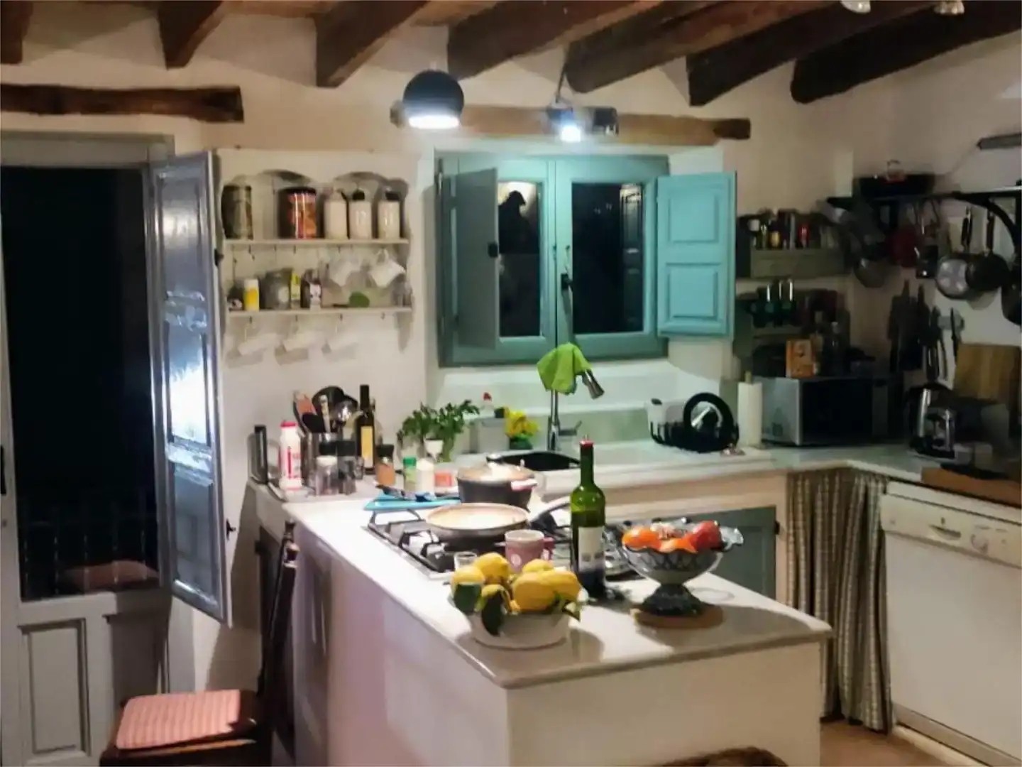 Kitchen of Flat for sale in Nevada  with Private garden, Furnished and Balcony