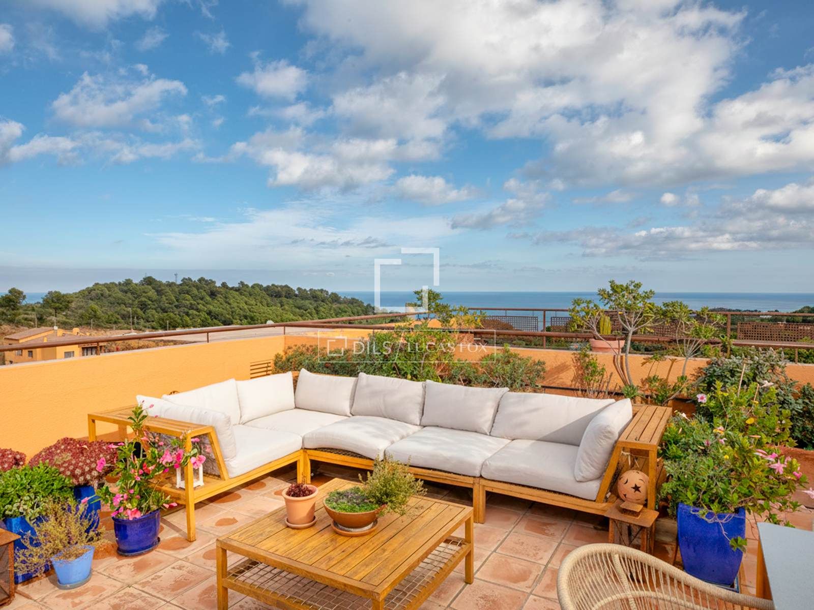 Terrace of Flat for sale in Begur  with Air Conditioner, Heating and Parquet flooring