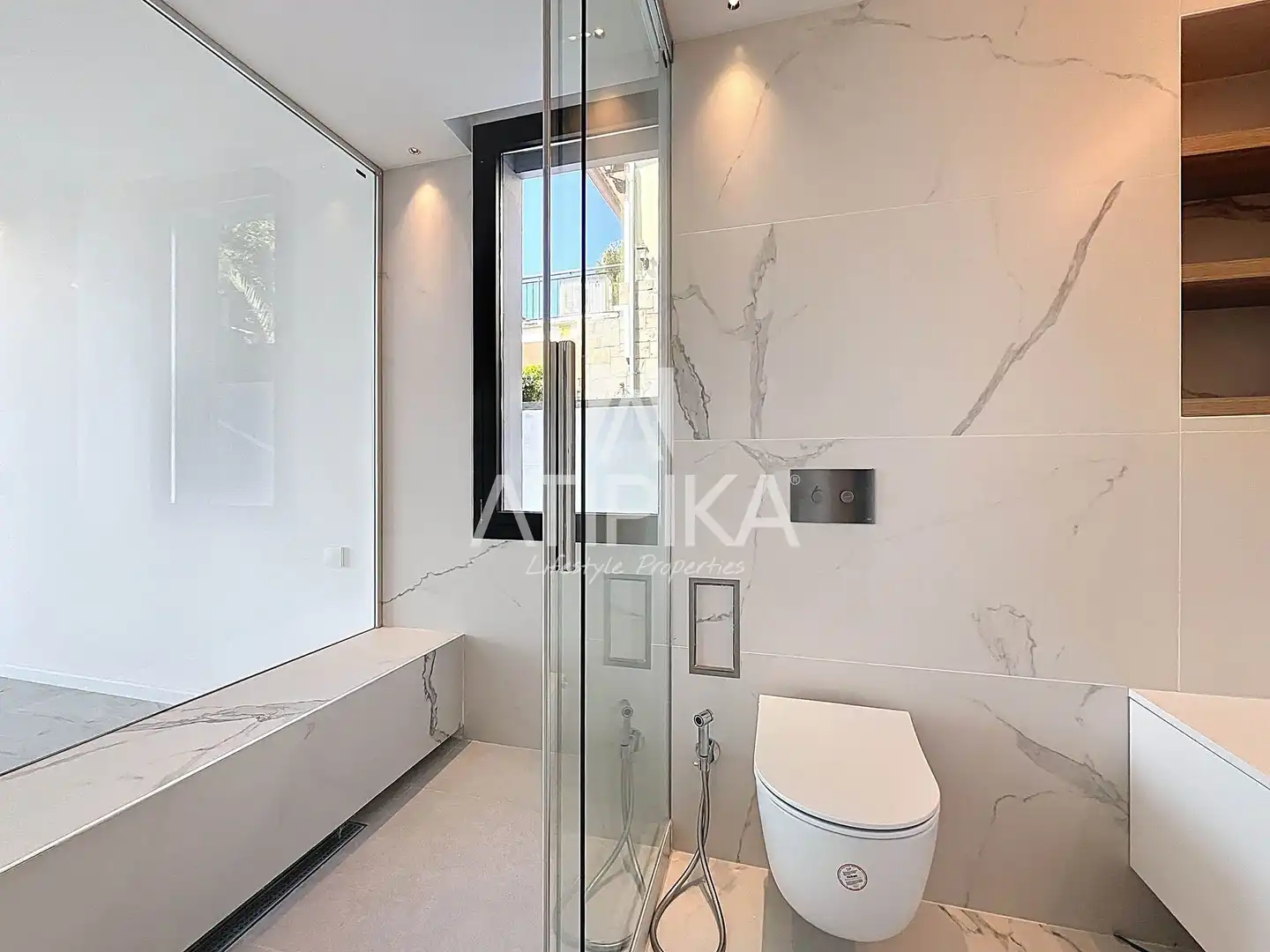 Bathroom of Houses for rent in Castelldefels  with Air Conditioner, Heating and Terrace