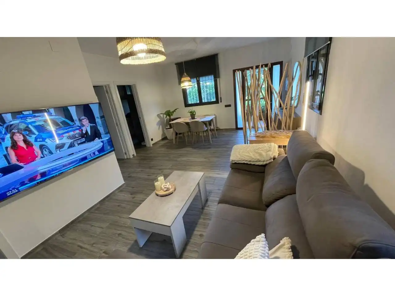 Sala d'estar de Casa o xalet en venda en Santa Maria de Palautordera amb Aire condicionat, Calefacció i Jardí privat