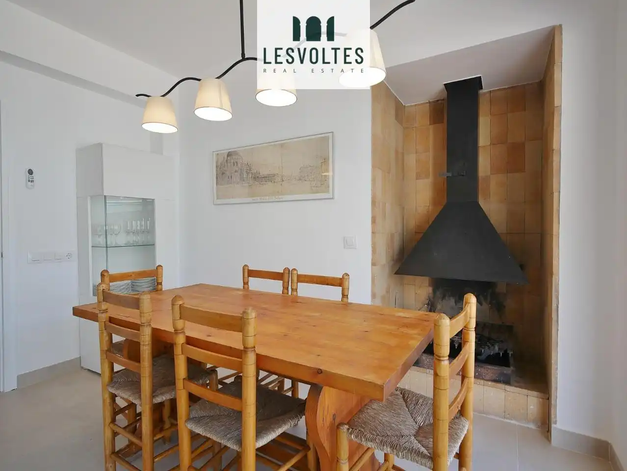 Comedor de Piso de alquiler en Palafrugell con Calefacción, Terraza y Amueblado