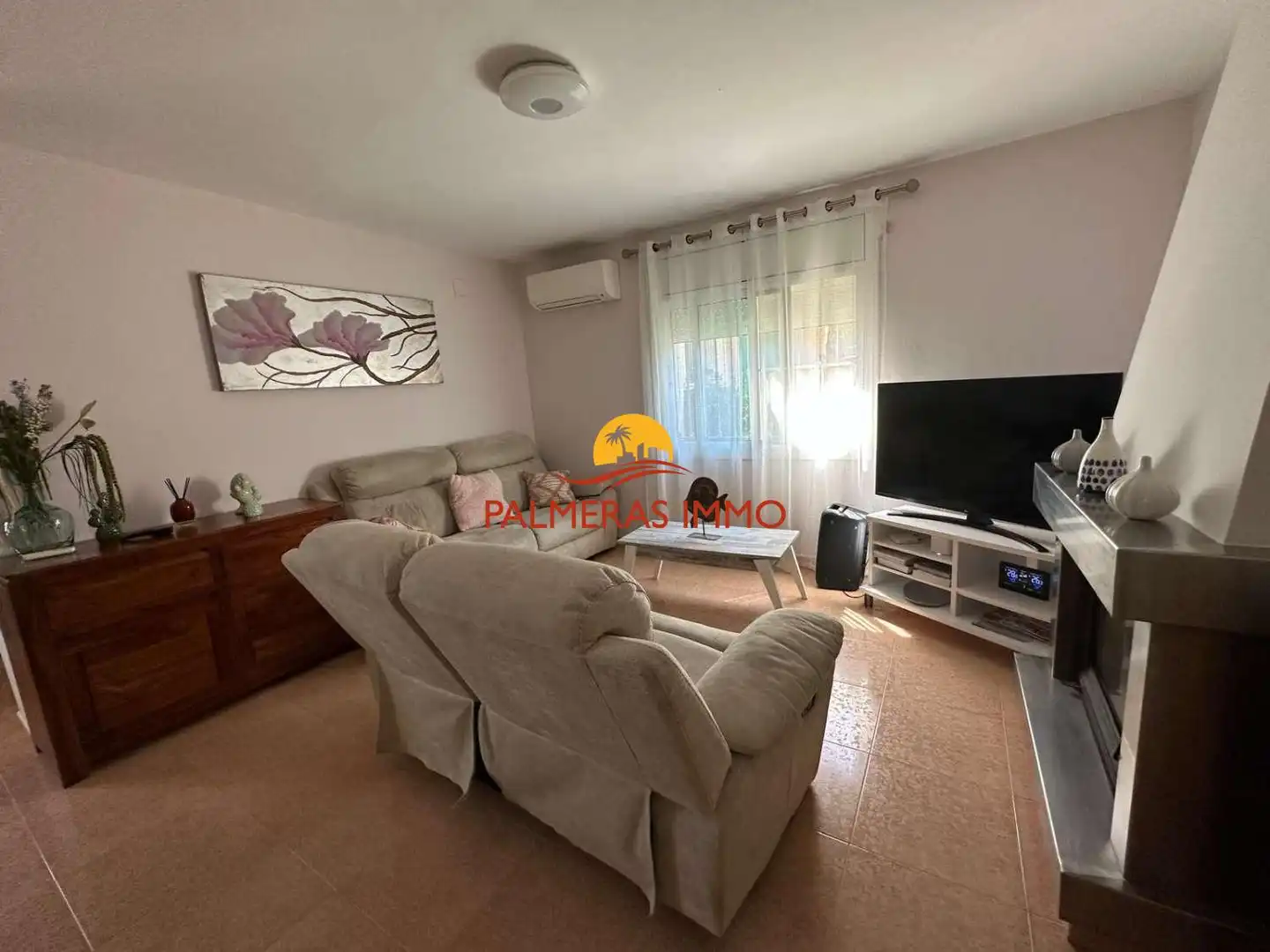 Wohnzimmer von Haus oder Chalet zum Verkauf in L'Ametlla de Mar  mit Klimaanlage, Schwimmbad und Möbliert