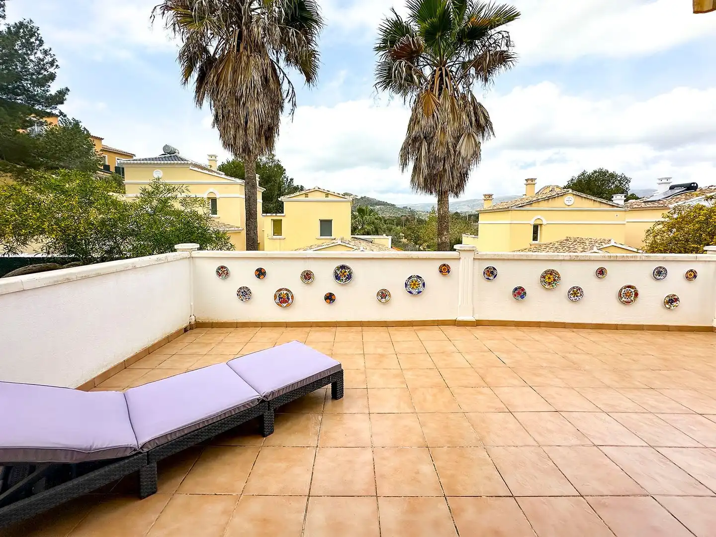 Terrace of Duplexes for sale in Calpe / Calp  with Air Conditioner, Heating and Private garden