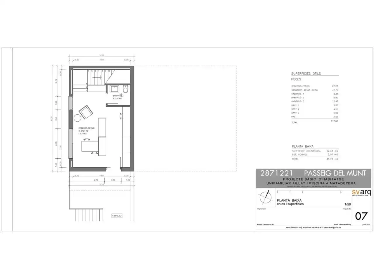 Haus mit Pool zum Verkauf in Calle passeig del munt, imagen 5