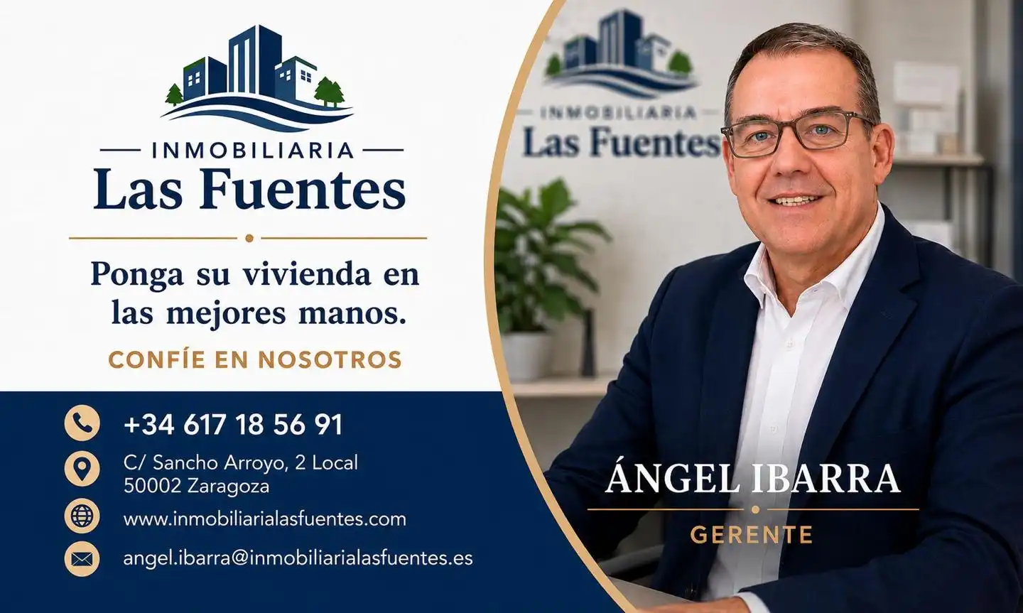 Vista exterior de Piso en venta en Zaragoza con Calefacción, Parquet y Terraza