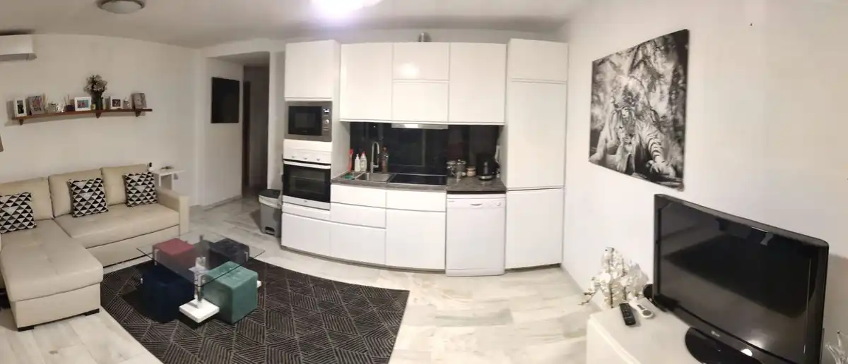 Küche von Erdgeschoss zum Verkauf in Benalmádena mit Klimaanlage, Heizung und Terrasse