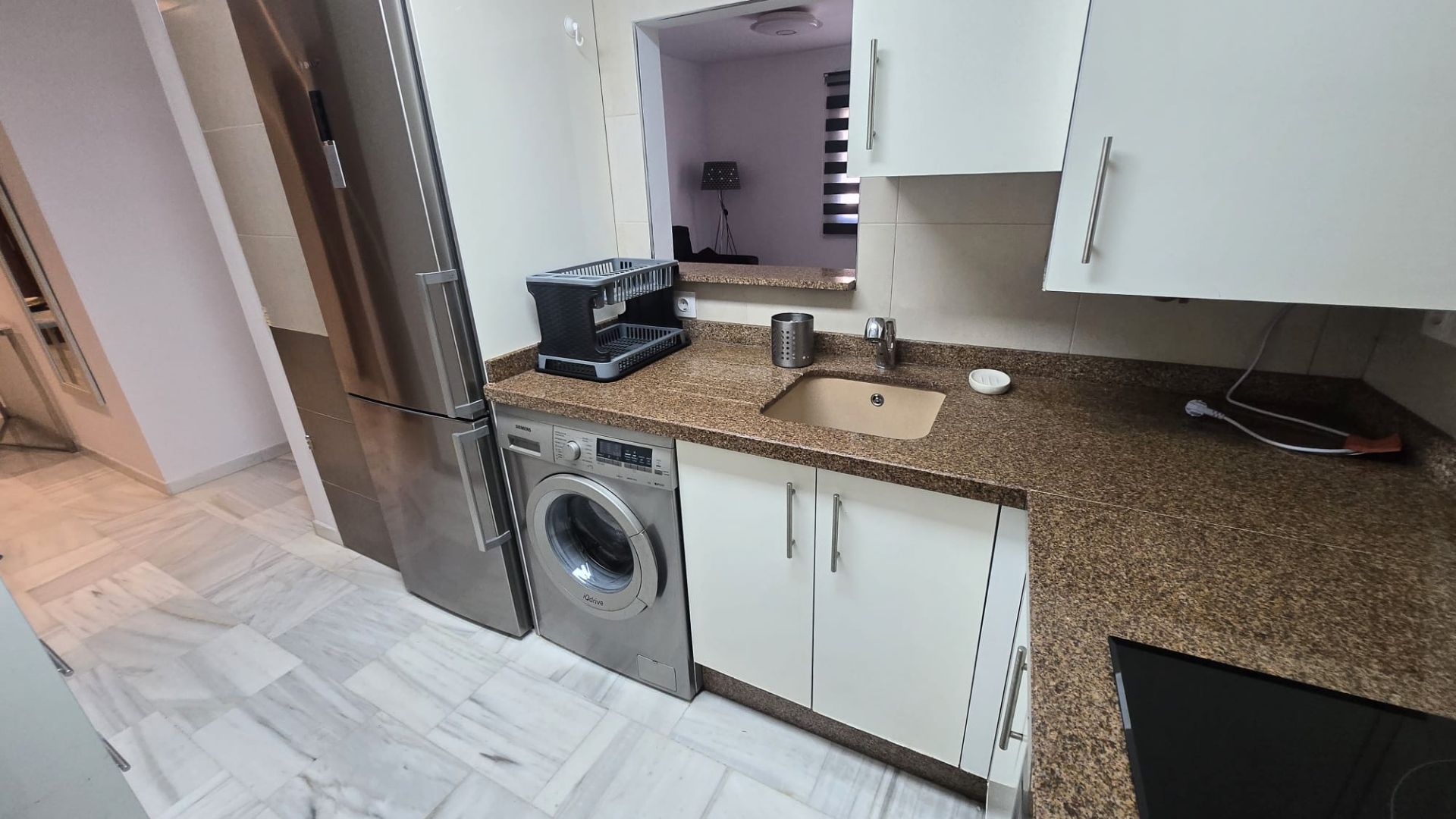 Kitchen of Flat to rent in Málaga Capital  with Air Conditioner, Heating and Furnished