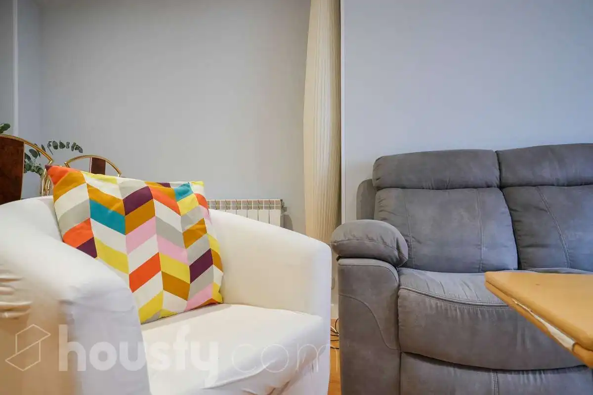 Wohnzimmer von Wohnung zum Verkauf in Madrid mit Klimaanlage, Heizung und Parkett