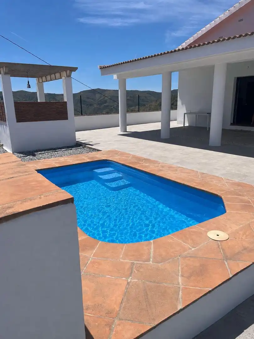 Swimming pool of Country homes for sale in Cútar  with Terrace and Swimming Pool