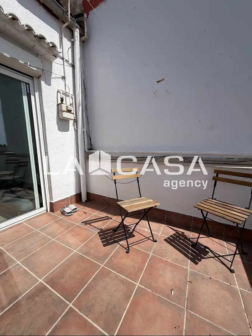 Terrasse von Dachboden zum Verkauf in Badalona mit Heizung und Terrasse