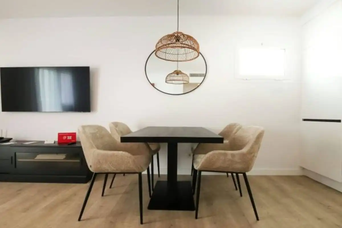 Comedor de Apartamento en venta en Mijas con Aire acondicionado, Terraza y Piscina comunitaria