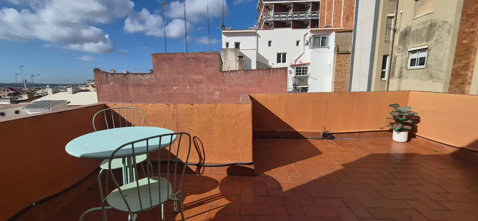 Terrace of Attic for rent in Barcelona  with Air Conditioner, Terrace and Furnished